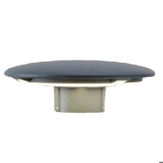 Lampione da giardino per esterno grigio grafite led 18w 4000k