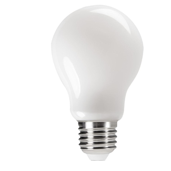 Lampadina e27 8,5w 3000k 1055lm vetro bianco life goccia milky