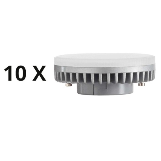 Confezione n10 lampadine gx53 9w led 3000k 910lm ideal lux