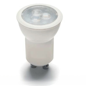 Lampadina gu10 35mm led 3.2w 3000k 220lm ottica 50