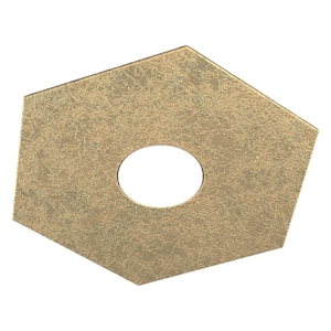 Plafoniera esagonale moderna oro top light hexagon