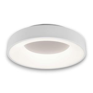 Plafoniera bianca moderna led 27w 4000k rotonda cerchio