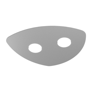 Plafoniera da soffitto moderna grigio toplight shape