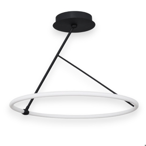 Plafoniera moderna per soggiorno design anello luminoso 30w 3000k