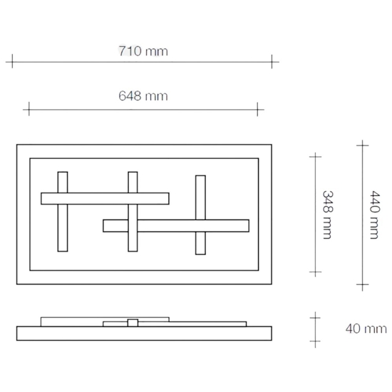 Magnesia portafaretto di gesso sforzin 30w 3000k incasso controsoffitto soggiorno