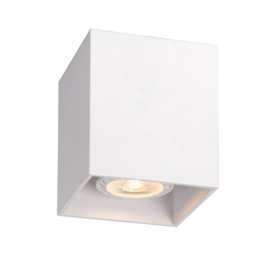 Faretto led da soffitto cucina gu10 cubo bianco quadrato