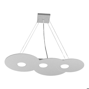 Lampadario per cucina moderna toplight cloud grigio