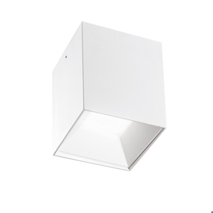 Isyluce faretto led cubo 20w 3000k da soffitto bianco