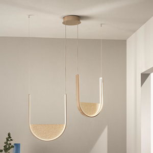 Ondaluce lotus lampadario oro led design moderna