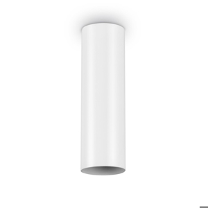 Ideal lux look pl1 faretto led 5w 3000k da soffitto cilindro bianco