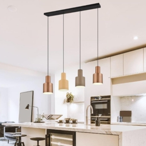 Lampadario per tavolo da cucina a sospensione multicolor