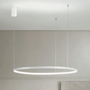 Ondaluce so soel 100 bianco lampadario moderno cerchioled