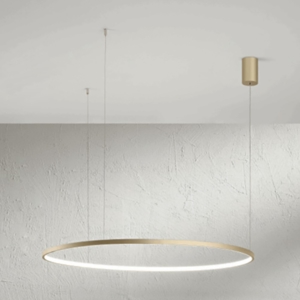 So soel 100 oro ondaluce lampadario moderno cerchio led