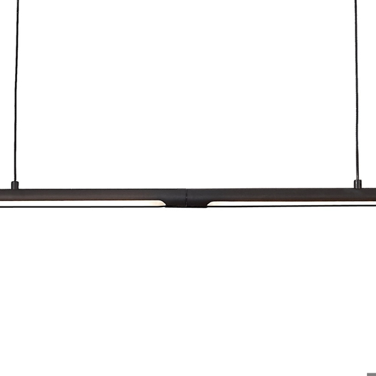 Lampadario led sospensione nero 21w 3000k da scrivania ufficio