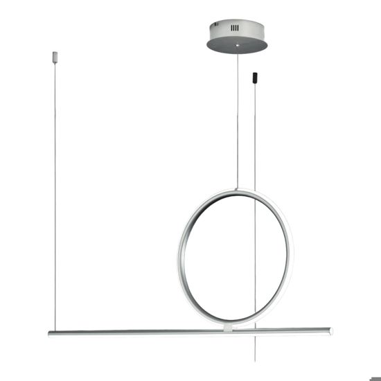 Ondaluce so acrobat 40 lampadario silver led 3000k 4000k design moderno