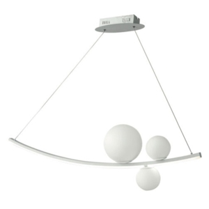 So altalena bianco ondaluce lampadario design moderno led 4000k