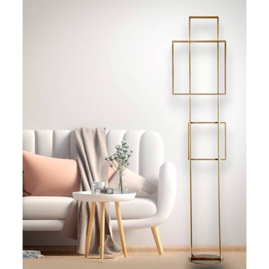 Piantana pt dowel oro ondaluce design moderna