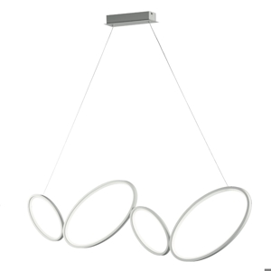 So rice ondaluce bianco lampadario moderno led