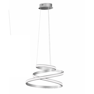 Lampadario so vuelta silver ondaluce design moderno