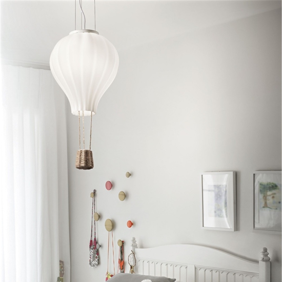 Dream big sp1 d42 ideal lux lampadario mongolfiera sospesa per cameretta