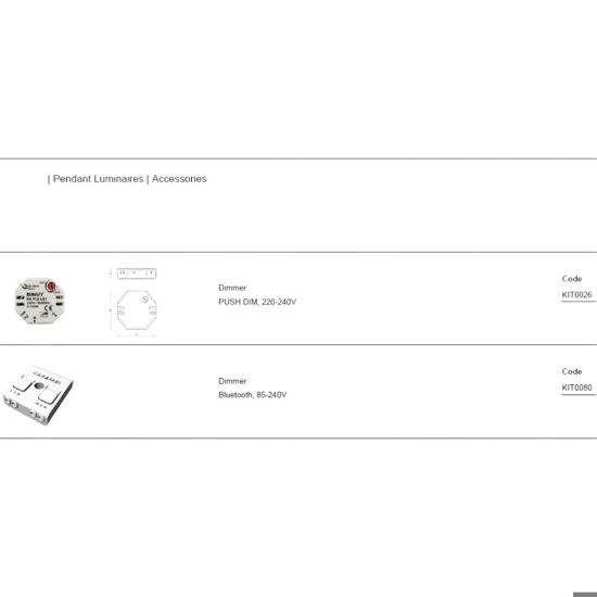 Lampadario moderno diphy stilnovo led 3000k design originale