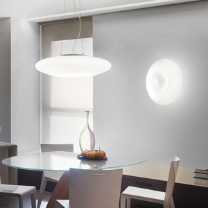 Glory sp3 d40 lampadario ideal lux per tavolo da pranzo bianco 40cm