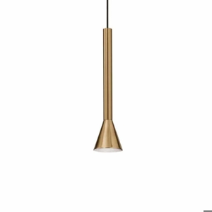 Ideal lux diesis sp lampada dorata a sospensione per isola cucina