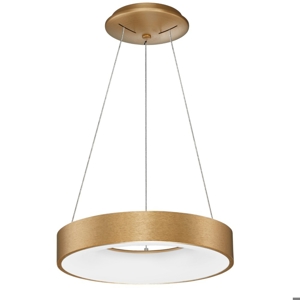 Lampada sospensione 38cm oro cerchio led 30w 3000k