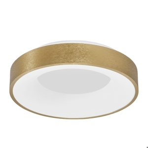 Plafoniera cerchio led oro 38cm dimmerabile 3000k moderna rotonda