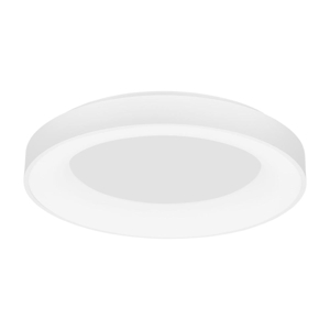 Plafoniera cerchio bianco 60cm rotonda led 50w 3000k dimmerabile