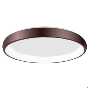 Plafoniera rotonda marrone led 50w 3000k dimmerabile moderna