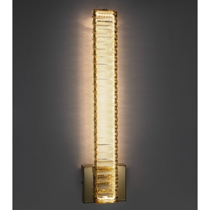 Applique led oro di cristallo stile contemporaneo