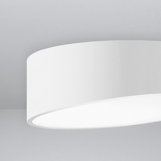 Plafoniera bianca disegn moderna 50cm led per camera da letto