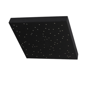 Plafoniera pannello led cielo stellato nero 30x30