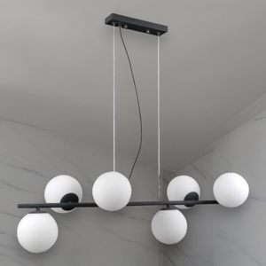 Lampadario design per soggiorno moderno nero