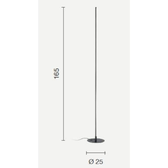 Pt genius ondaluce lampada da terra led moderna oro