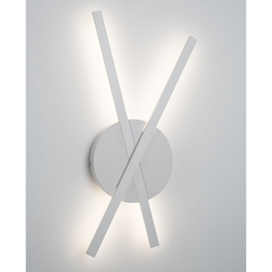 Applique led 18w 3000k bianco moderna design da parete