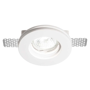 Samba fi round d74 ideal lux faretto di gesso da incasso a soffitto rotondo gu10