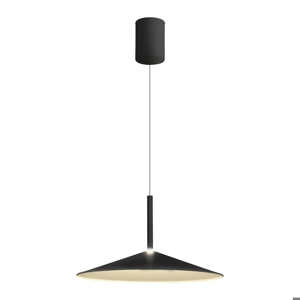 Lampadario saliscendi nero per cucina moderna led 12w 3000k