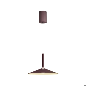 Lampada saliscendi colore caffe marrone sospensione 9w 3000k