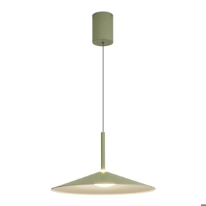 Lampada a sospensione verde saliscendi 32cm led 9w 3000k