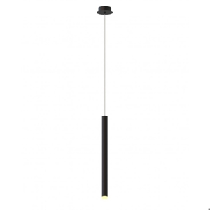 Lampada cilindro nero sospensione led 6w 3000k per cucina