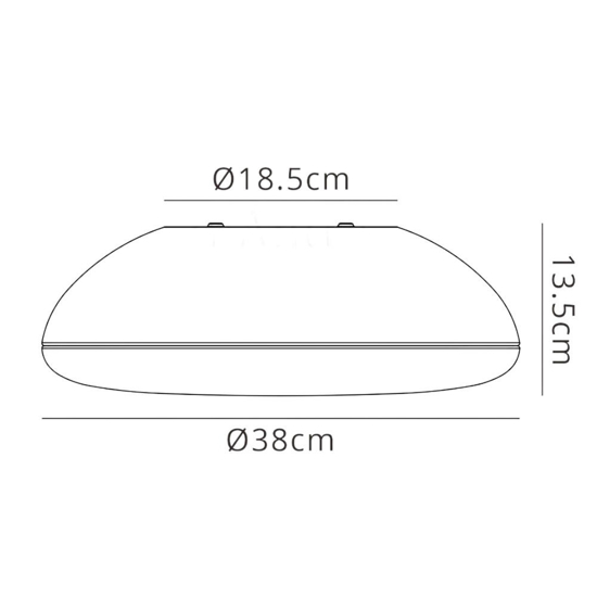 Plafoniera effetto legno 38cm per cucina moderna