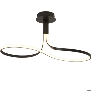 Lampadario design moderno per soggiorno led dimmerabile marrone