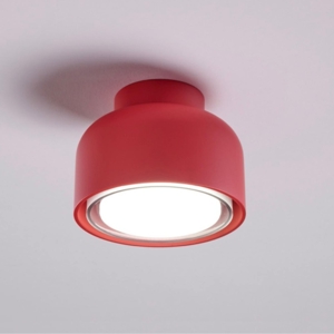 Bottone vivida magenta  applique lampada da parete soffitto