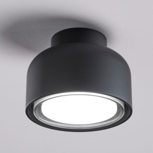 Vivida bottone applique lampada moderna nera da parete soffitto