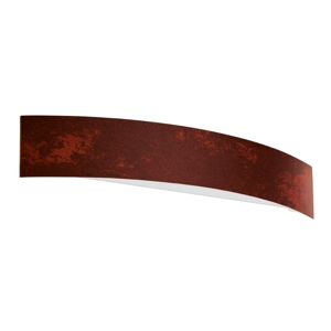 Applique curve led 3000k corten moderna linea light