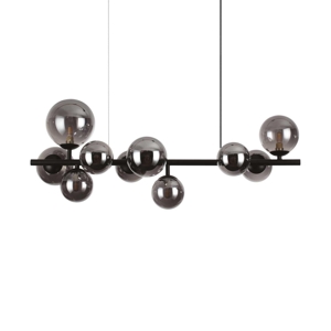 Perlage sp10 ideal lux lampadario nero per soggiorno