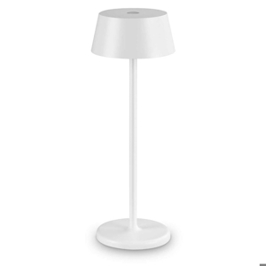 Pure tl ideal lux lampada da tavolo bianco da esterno portatile ricaricabile led 3000k