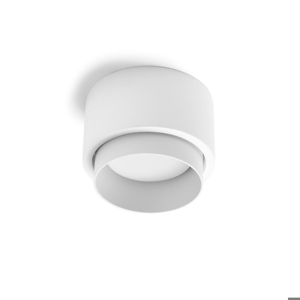 Lampada da soffitto rotonda plafoniera moderna bianca sforzin syme